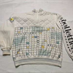 Vintage 90s Nike Tennis School Sweatshirt Size L